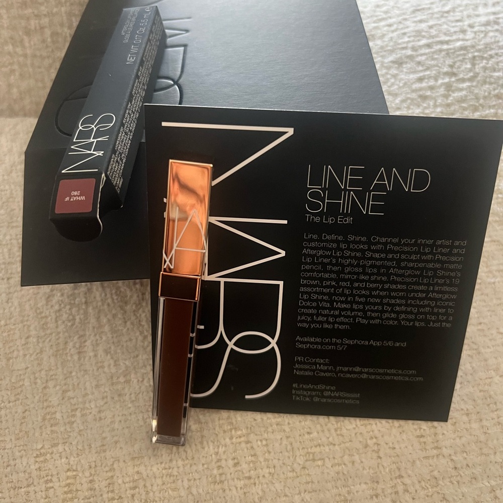 NARS Afterglow Shine Lip Gloss in Rich Burgundy